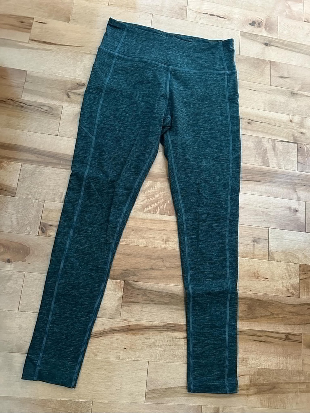 Mondetta Dark Teal Heather Performance Leggings